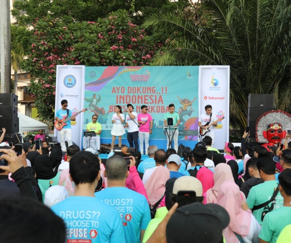 BNN Serukan Hidup Sehat di Car Free Day: Mendorong Generasi Muda Jauhi Narkoba