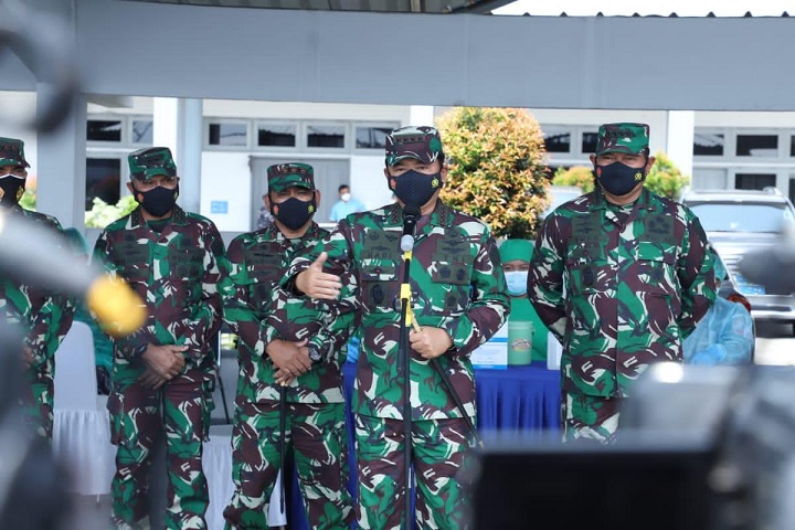 130.000 Prajurit TNI Jalani Vaksinasi Covid-19 AstraZeneca di 10 Provinsi