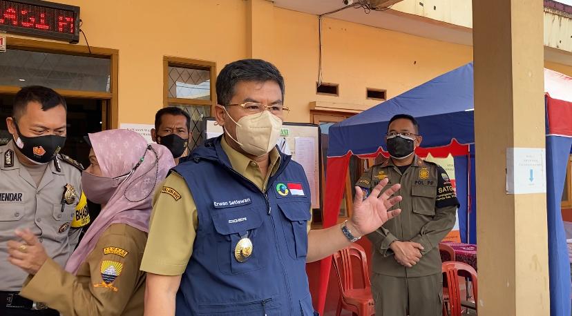 Wakil Bupati Sumedang Monitoring Penerapan PPKM Kecamatan Tanjungsari