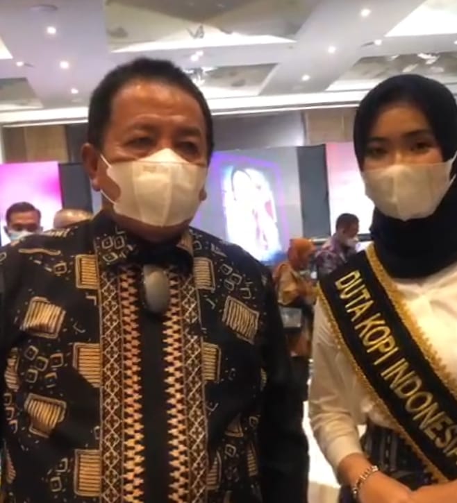 Gubernur Berikan Dukungan Duta Kopi Lampung Di Ajang Pemilihan Duta Kopi Indonesia 2021