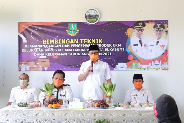 Kelurahan Baros Kota Sukabumi selenggarakan Bimtek Keamanan Pangan dan Pengemasan Produk