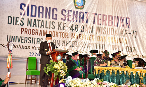 Gubernur Sumut Harapkan Lulusan Universitas Berkontribusi Bagi Masyarakat