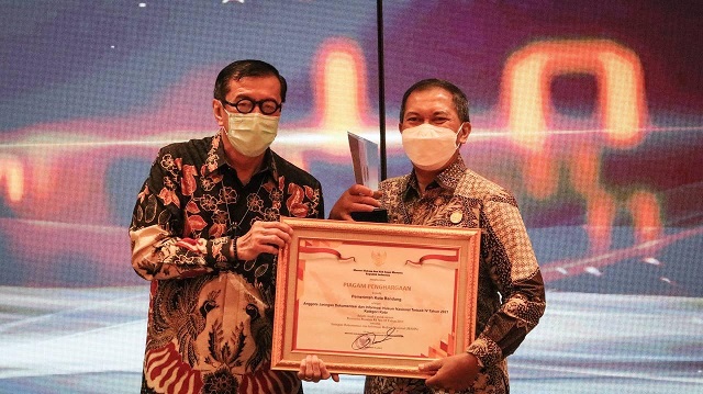 Pemkot Bandung Meraih Kembali Predikat 5 Terbaik Sebagai Pengelola JDIH