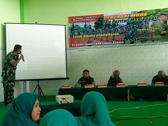 Kodim Surabaya Utara Sosialisasikan Rekrutmen Calon TNI-AD
