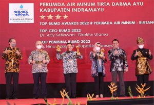 Bupati Indramayu Raih Penghargaan TOP Pembina BUMD Tahun 2022