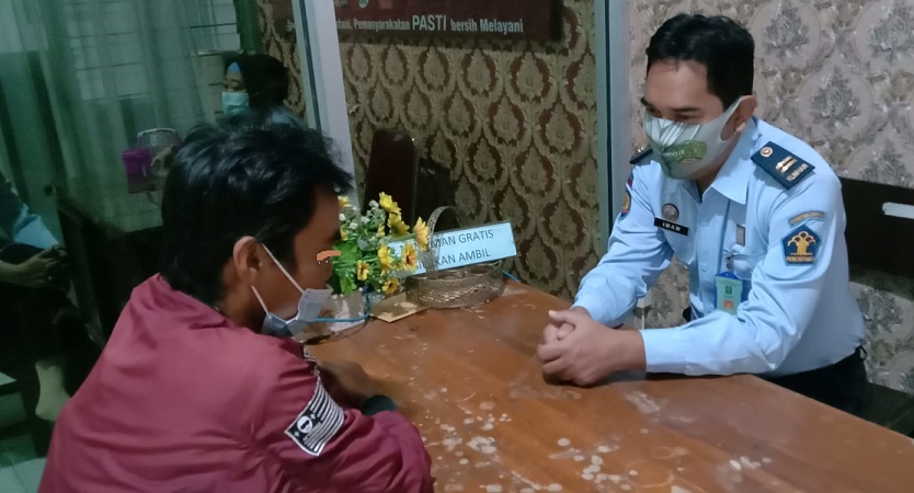 PK Bapas Semarang Melakukan Kegiatan Bimbingan dan Pengawasan Terhadap Klien