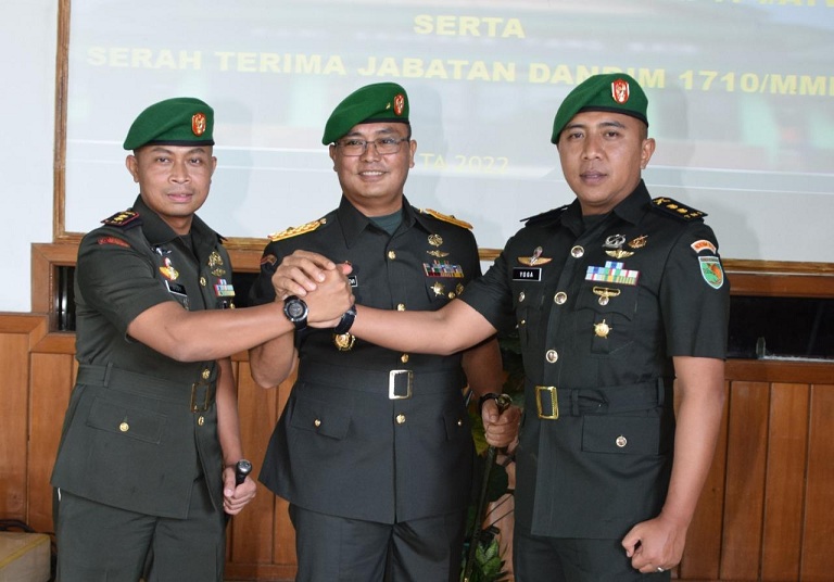 Brigjen TNI Reza Pahlevi Pimpin Serah Terima Komandan Kodim 1710/Mimika