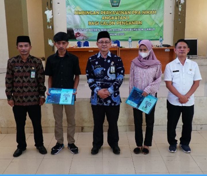 110 Pengantin di Kecamatan Garut Kota Ikuti Binwin Pra Nikah dari Kemenag Garu