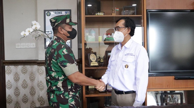Kolonel Yudhi Prasetiyo Perkuat Sinergitas dengan Rektor Unibraw