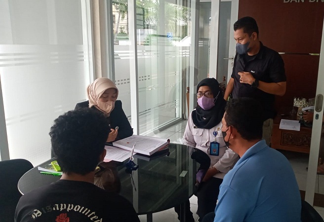 Penuhi Hak ABH PK BAPAS Kelas I Semarang Lakukan Pendampingan Pelimpahan Perkara