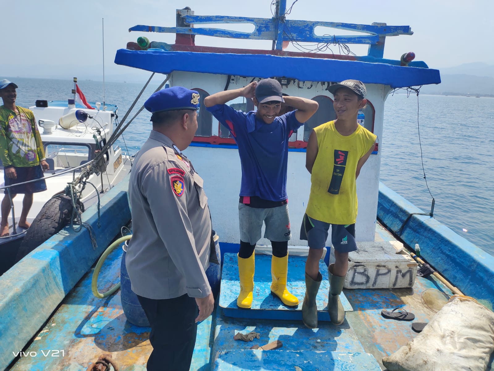 Amankan Teluk Palabuhanratu, Satuan Polairud Polres Sukabumi Aktif Patroli