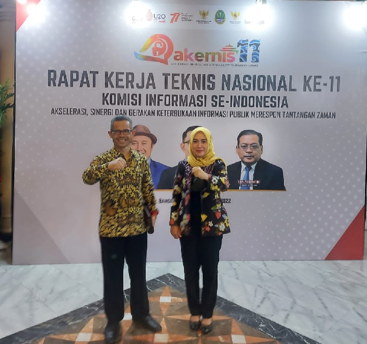 Diskominfo Kabupaten Garut Hadiri Rakernis Komisi Informasi se- Indonesia