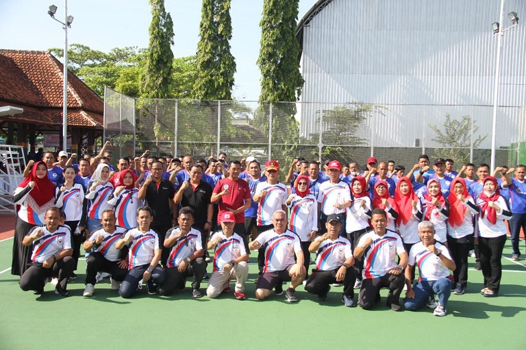 Kakanwil A Yuspahruddin Buka Turnamen Tenis Lapangan Antar Eks-Karesidenan di Lingkungan Kemenkumham