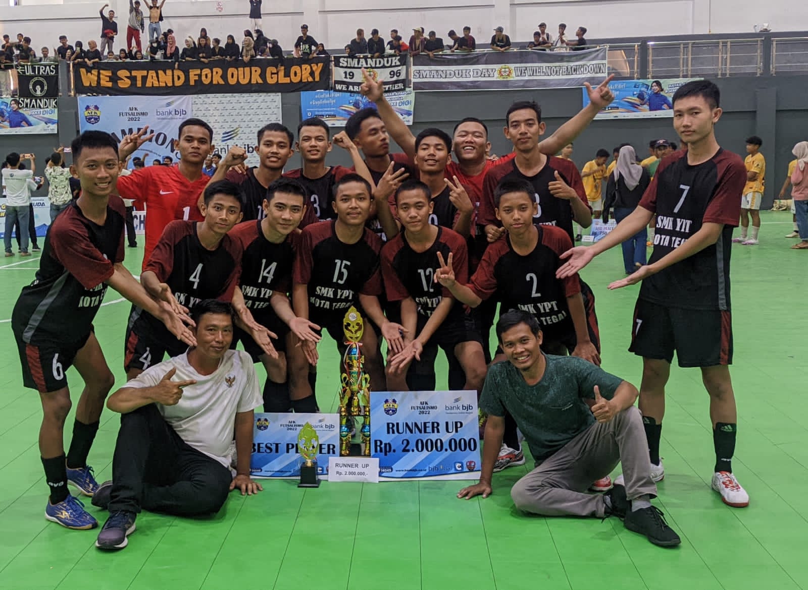 Tim Futsal SMK YPT Juara Runner UP Di Liga Futsal Pelajar 'AFK Futsalismo 2022'