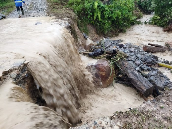 BPBA Mencatat ada Dua Jembatan di Kabupaten Bener Meriah yang terputus akibat banjir