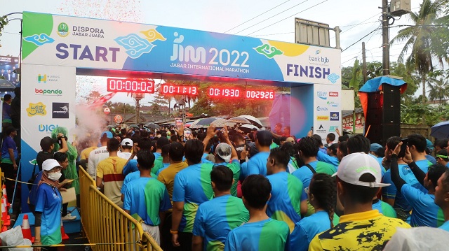 bjb Dukung Penyelenggaraan Jabar International Marathon 2022