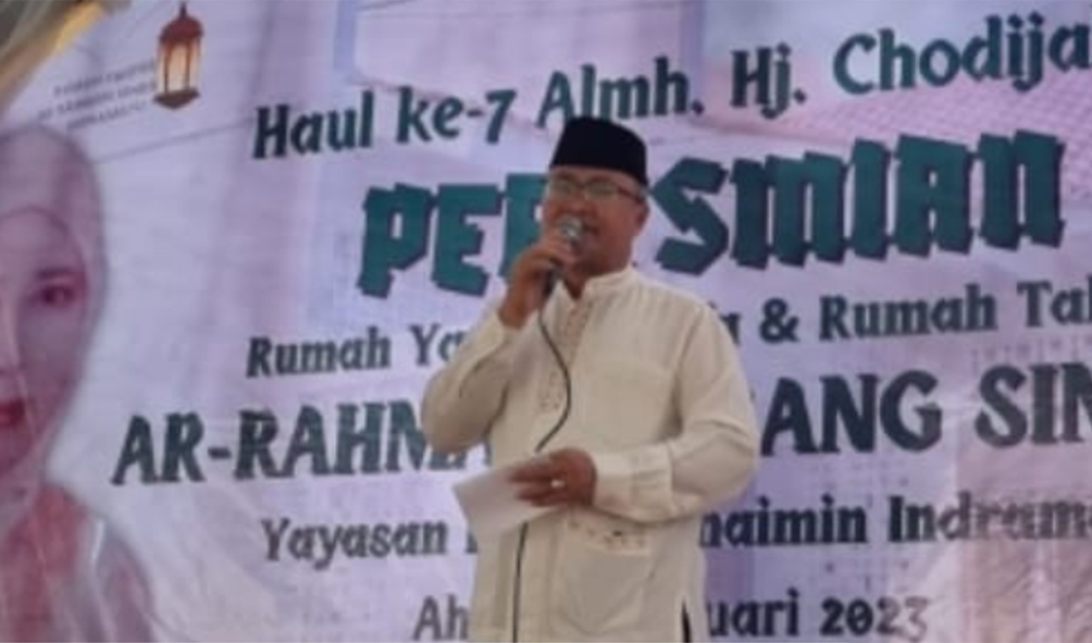 Bupati Indramayu Resmikan Rumah Tahfidz Ar-Rahman Yayasan Baitul Muhaimin Sindang