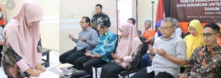 KPU Kota Sukabumi Menetapkan 21 Orang Petugas Sekretariat PPK