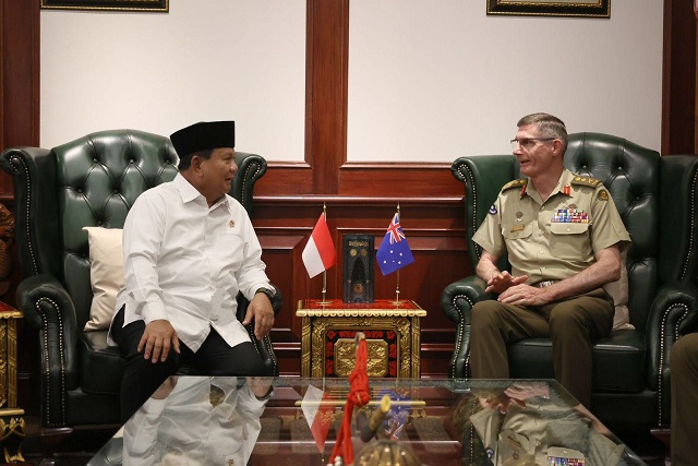 Menhan Prabowo Terima Panglima Angkatan Bersenjata Australia: Program Kadet adalah Investasi Besar
