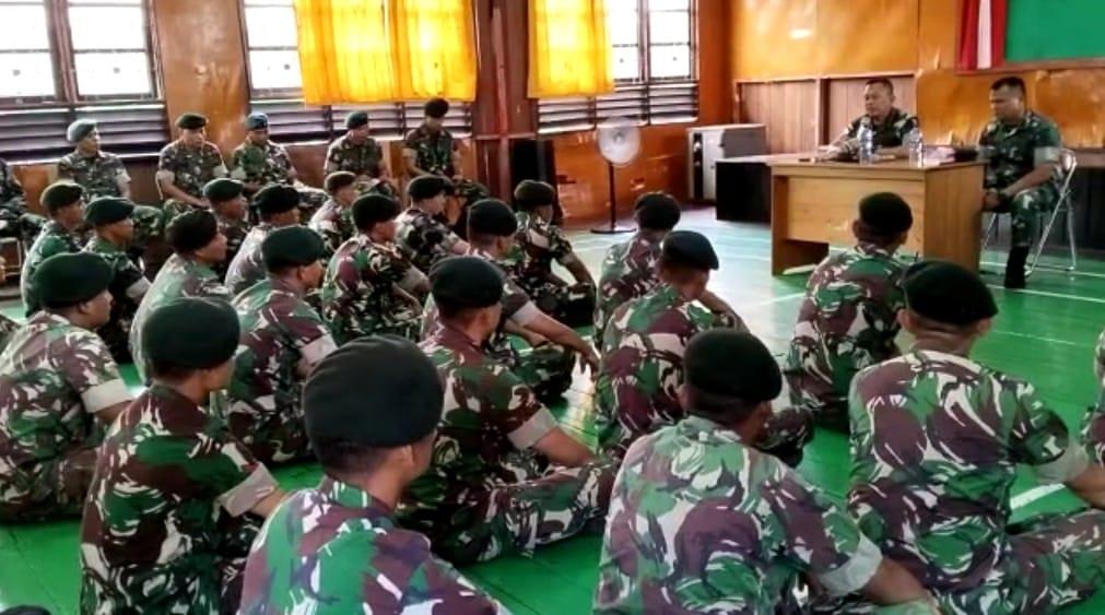Danrem 174 Merauke Brigjen TNI Agus Widodo Cek Kesiapan Satgas Yonif 600 di Asmat