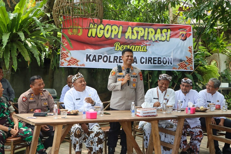 Polresta Cirebon Gelar Ngopi Aspirasi Bersama Berbagai Unsur Masyarakat Sumber