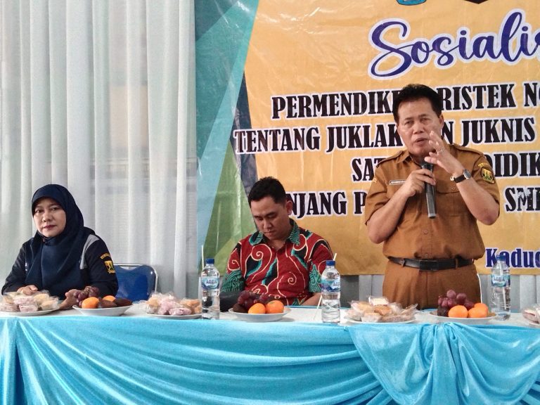 Kadisdik Kab. Sukabumi Sosialisasikan Permendikbudristek No 63 Tahun 2022