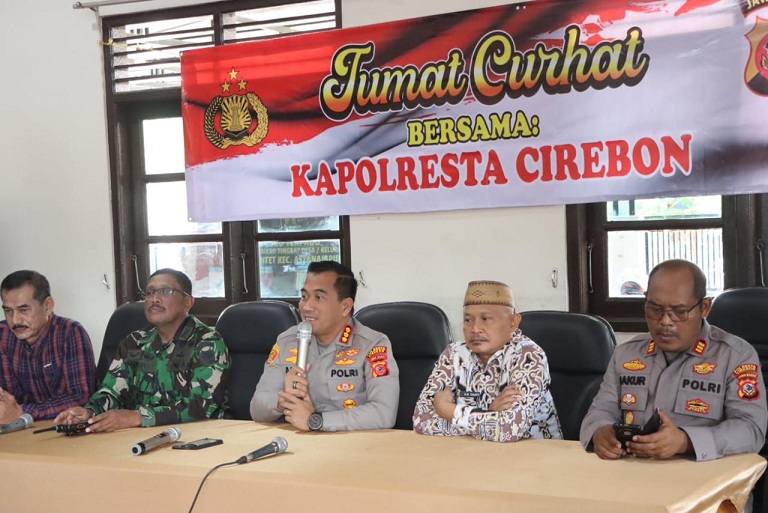 Polresta Cirebon Gelar Ngopi Aspirasi Bersama Berbagai Unsur Masyarakat Astanajapura