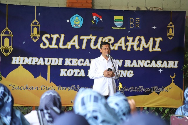 Ketua DPRD Tedy Rusmawan Hadiri Silaturahmi HIMPAUDI Kecamatan Rancasari