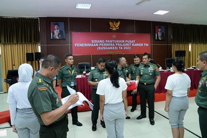 Dankodiklat TNI Tutup Sidang Pantukhir Seleksi Tingkat Pusat Penerimaan Pa PK TNI Susgakes