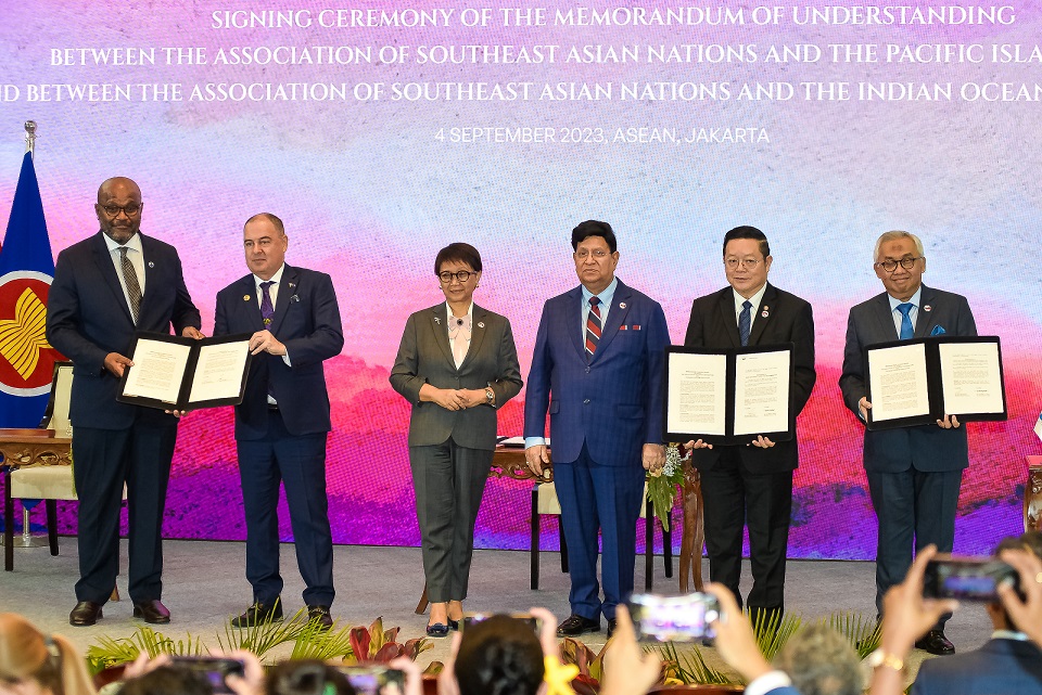 ASEAN Mempererat Kerja Sama dengan IORA dan PIF