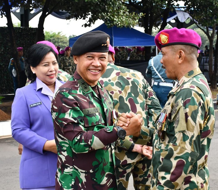 Irjen TNI Hadiri HUT ke-78 Korps Marinir TNI AL