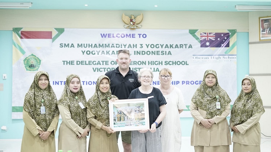 Sekolah Australia Tertarik Belajar di SMA Muhammadiyah 3 Yogyakarta