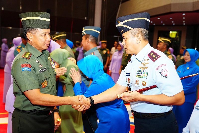 Panglima TNI Pimpin Laporan Korps Kenaikan Pangkat 37 Perwira Tinggi TNI