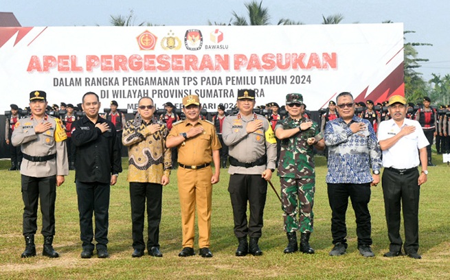 Pj Gubernur Sumut Hassanudin, Mengingatkan Agar Petugas Pemilu Bertugas Secara Profesional