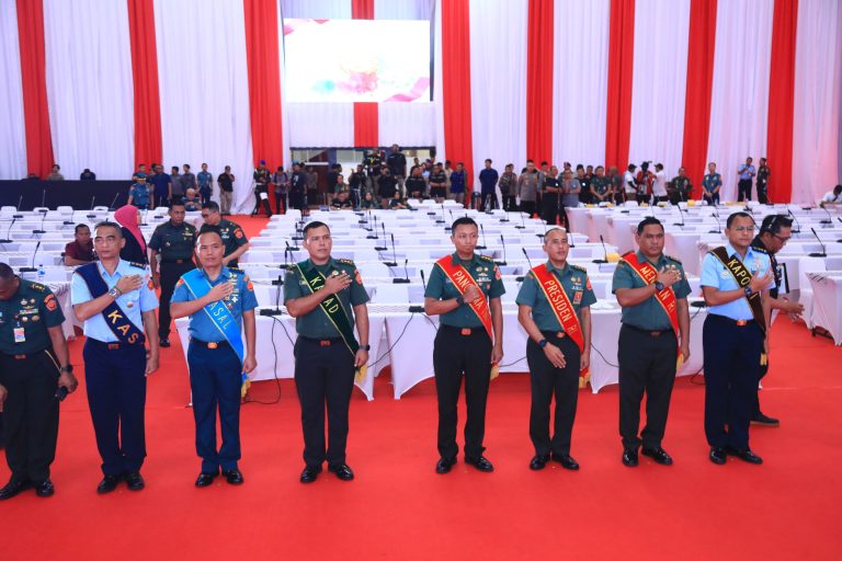 Panitia Kegiatan Rapim TNI-Polri Tahun 2024 melaksanakan Gladi Bersih