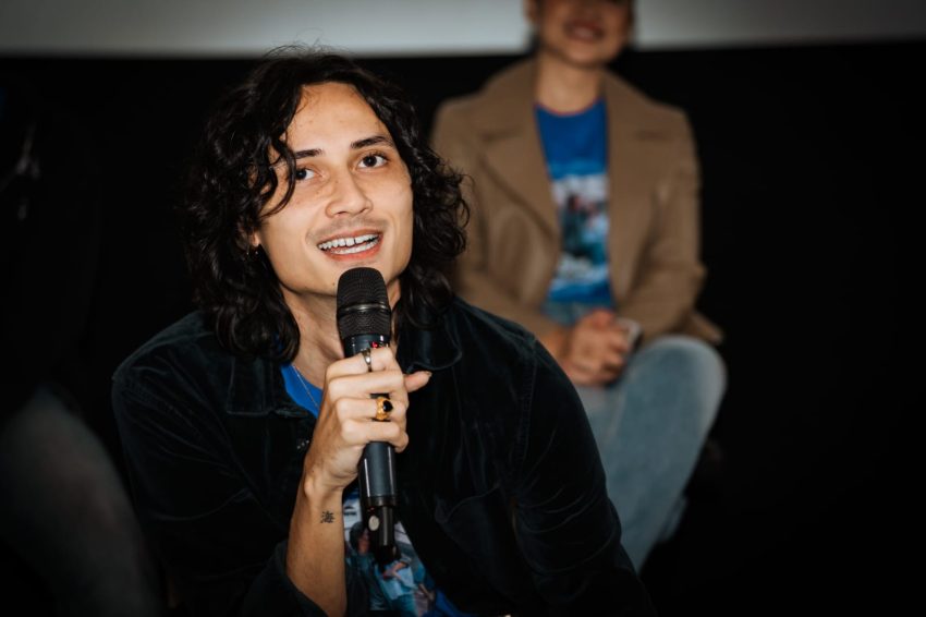 Pemeran Basil, Samo Rafael dalam konferensi pers di Plaza Senayan XXI, Jakarta, Rabu, (29/7/2026).